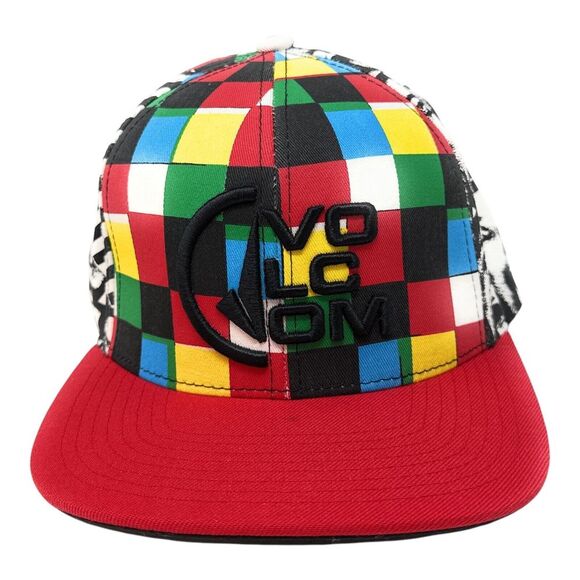 Volcom Retro Graphic Logo Hat Embroidered Ball Cap Adjustable‎ Casual Streetwear - Picture 1 of 6